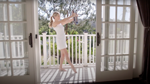 When your little white dress is the perfect workout outfit.